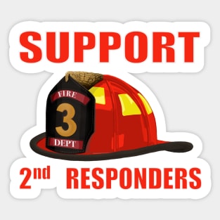 Support 2nd responders Sticker